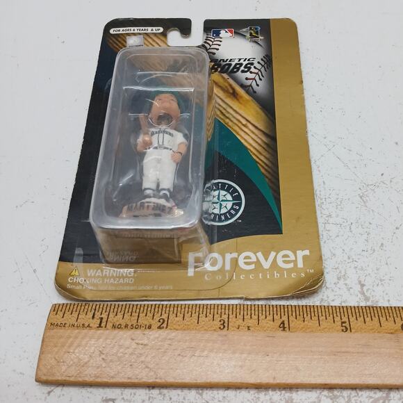Edgar Martinez Seattle Mariners Magnetic Mini Bobs Bobblehead Forever Collect - Picture 15 of 15